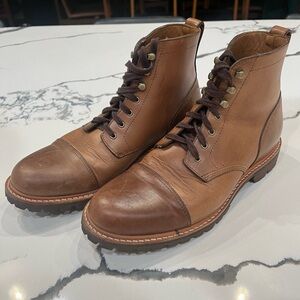 Kenton Cap-Toe boots in Chromexcel leather size 9 1/2